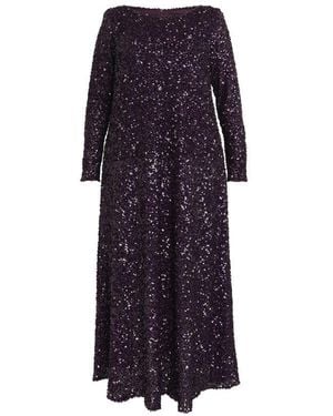 Marina Rinaldi Sequinned Maxi Dress - Purple