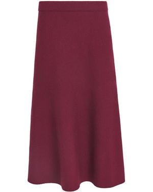 Jonathan Simkhai Wool Cassie Midi Skirt - Purple