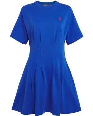 blue t shirt dress Quick Responses Blue T-shirt Midi Dress – Shop the Mint main image 0