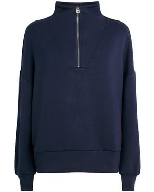 Varley Doublesoft Hawley Half-Zip Sweatshirt - Blue