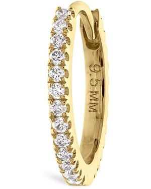 Maria Tash Diamond Eternity Single Hoop Earring - Metallic