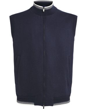 Paul & Shark Cashmere Gilet - Blue