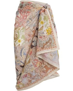 Zimmermann Cotton Patchwork Pareo - Multicolor