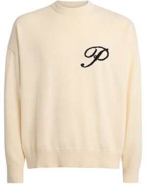 Picante Cotton Gallery Jumper - White