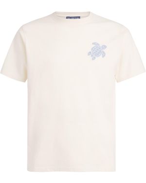 Vilebrequin Organic Cotton Embroidered T-Shirt - White