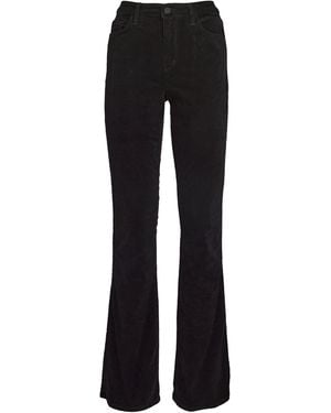 L'Agence Velvet Stevie Straight Jeans - Black