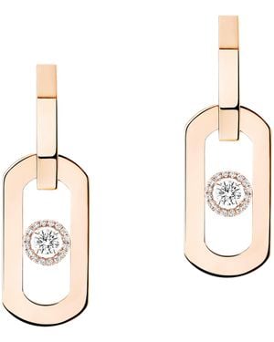 Messika So Move And Diamond Xl Drop Earrings - Metallic