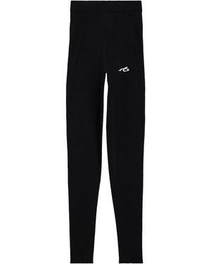 Balenciaga Knitted Leggings - Black