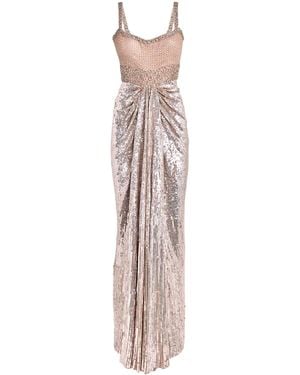 Jenny Packham Embellished Only You Maxi Dress - Pink