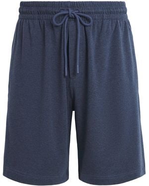 Zimmerli of Switzerland Soft Lounge Pyjama Shorts - Blue