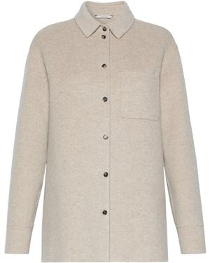 Max Mara Wool-Cashmere Overshirt - White