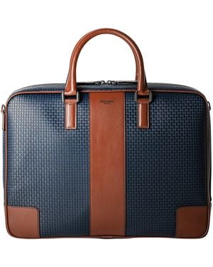 Serapian Stepan 72 Slim Briefcase - Blue
