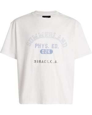 NAHMIAS Cotton Miracle Print T-Shirt - White