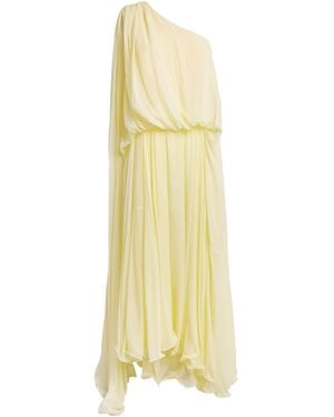 Rachel Gilbert Silk Isla Midi Dress - Yellow