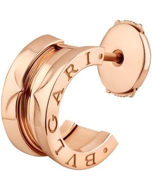 BVLGARI B.Zero1 Single Hoop Earring - Pink