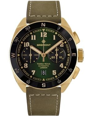 Bremont Bronze Terra Nova Chronograph Watch - Green