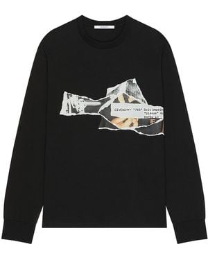Givenchy Cotton Printed Long-Sleeve T-Shirt - Black