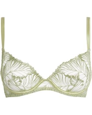 Coco De Mer Lace Laurel Plunge Bra - Natural