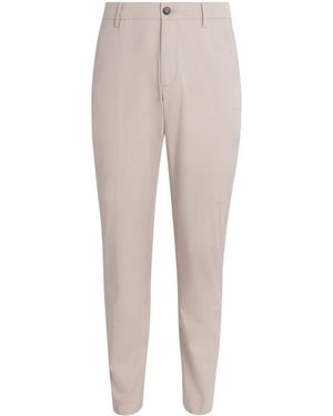 Eleventy Cotton-Silk Chinos - Gray
