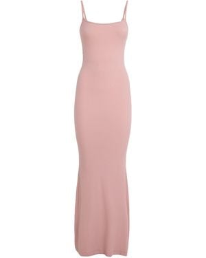 Skims Soft Lounge Long Slip Dress - Pink