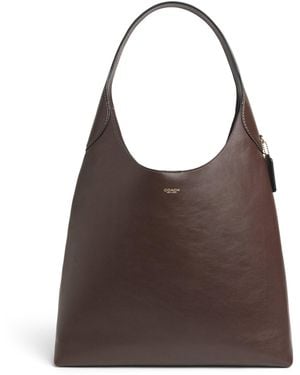 COACH Leather Brooklyn 39 Shoulder Bag - Brown