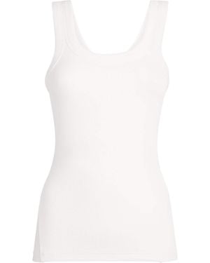 Rag & Bone The Essential Rib Tank Top - White