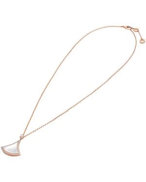 BVLGARI Mother-Of-Pearl And Diamond Divas' Dream Necklace - White