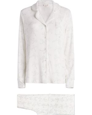 Skims Soft Lounge Pyjama Set - White