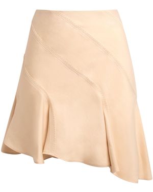 Claudie Pierlot Asymmetric Mini Skirt - Natural