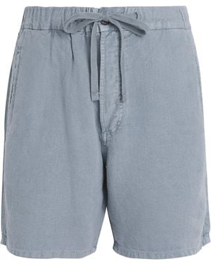 Citizens of Humanity Linen Drawstring Shorts - Blue