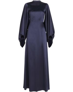 E.Stott Silk-Crystal Cleo Gown - Blue