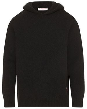 Orlebar Brown Orlebar Alpaca-Merino Kirk Hoodie - Black