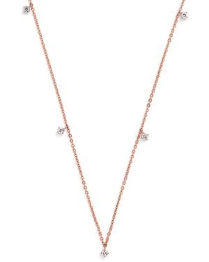 Harrods And Diamond Necklace - Metallic