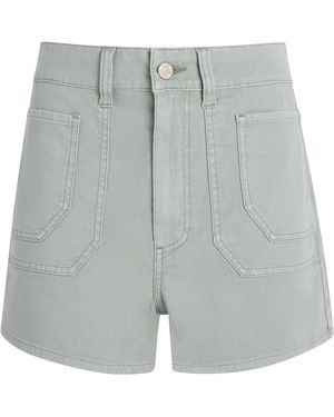 PAIGE Laken Denim Shorts - Grey