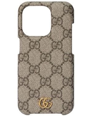Gucci Ophidia Iphone 15 Pro Case - Natural