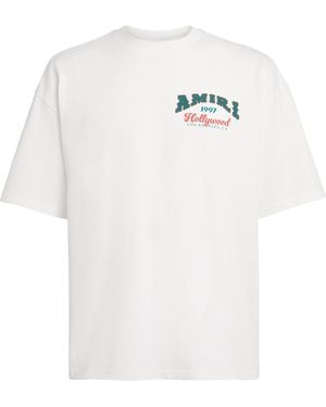 Amiri Cotton Hollywood T-Shirt - White