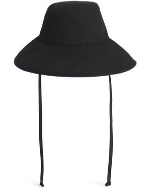 Lack of Color Cotton Canvas Holiday Bucket Hat - Black
