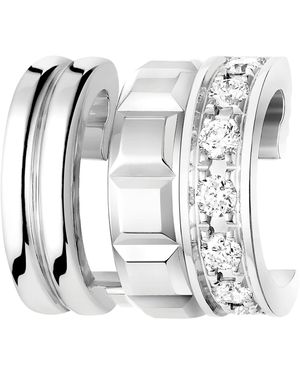 Boucheron And Diamond Quatre Single Ear Clip - White