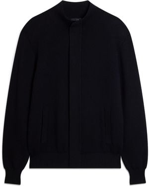 dunhill Cotton-Cashmere Athluxury Bomber Jacket - Blue