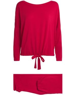 Eberjey Gisele Slouchy Pyjama Set - Red