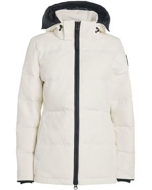 Canada Goose Down Water-Repellent Chelsea Parka Coat - White