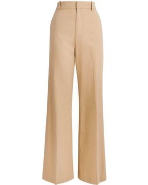 Polo Ralph Lauren Stretch Cotton-Linen Beaton Trousers - Natural