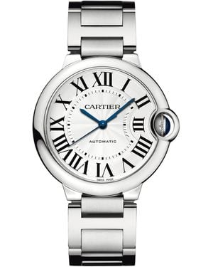 Cartier Stainless Steel Ballon Bleu De Watch 36.6Mm - Metallic