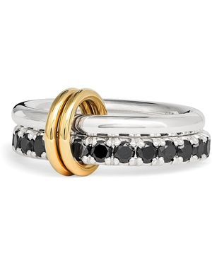 Spinelli Kilcollin Sterling, And Diamond Enzo Noir Ring - Metallic