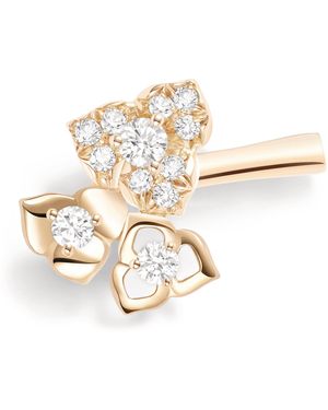 Piaget Rose And Diamond Rose Ear Clip - White