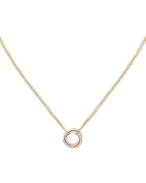 Cartier Mini Mixed Trinity Necklace - Metallic