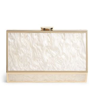 Jonathan Simkhai Pearlised Maddox Clutch Bag - Natural