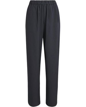 Stylein Pinstripe Belicia Trousers - Blue