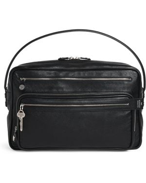 Acne Studios Leather Camero Shoulder Bag - Black
