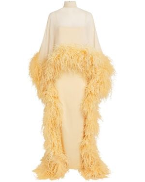 ‎Taller Marmo Silk Marvelous Kaftan Maxi Dress - Metallic